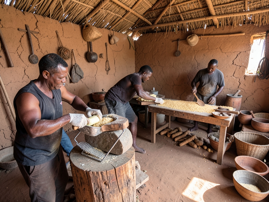 Transformer le manioc en gari et en attiéké : guide complet du procédé à la qualité
